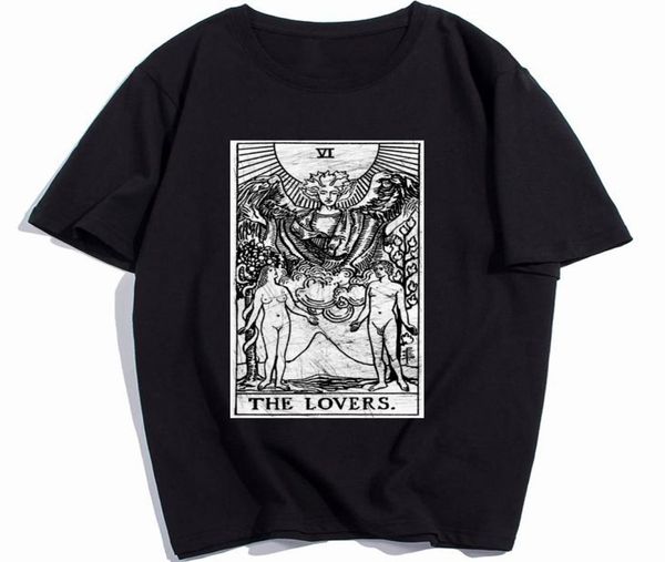 the lovers tarot card major arcana fortune telling occult mens t shirt crazy t shirt cotton printing9268543, White;black
the lovers tarot card major arcana fortune telling occult mens t shirt crazy t shirt cotton printing9268543, White;black