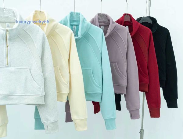 yoga sweatshirt scu ba full half zip without hoody outdoor leisure sweatshirts gym clothes women lu workout fitness thick yoga jackets exer, Black
yoga sweatshirt scu ba full half zip without hoody outdoor leisure sweatshirts gym clothes women lu workout fitness thick yoga jackets exer, Black