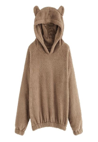 women hoodies sweatshirt kawaii fleece fur coat 2018 winter warm teddy bear ears soft jacket thick coat hooded outwears sudadera m5632203, Black
women hoodies sweatshirt kawaii fleece fur coat 2018 winter warm teddy bear ears soft jacket thick coat hooded outwears sudadera m5632203, Black