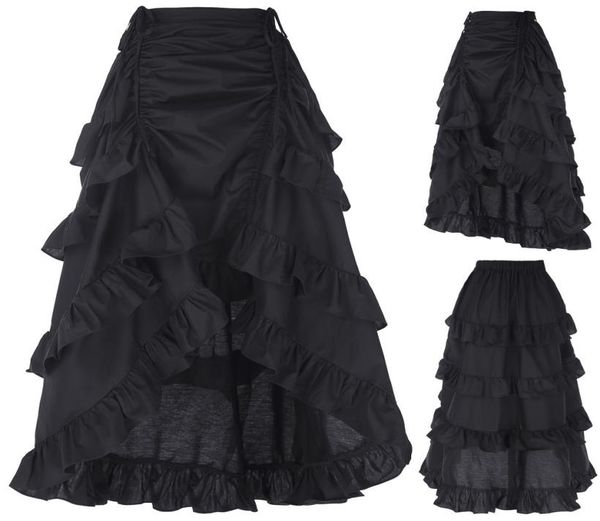 3 colors gothic corset skirt victorian steampunk long ruffle vintage costume skirt j1905076578069, Black
3 colors gothic corset skirt victorian steampunk long ruffle vintage costume skirt j1905076578069, Black