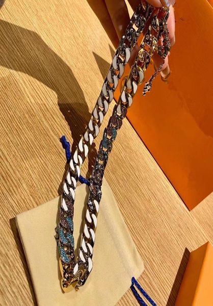 2021 12 styles candy necklace luxury jewelry diamond 316l titanium steel engrave colored enamel thick chain links patches hip hop 9393057, Silver
2021 12 styles candy necklace luxury jewelry diamond 316l titanium steel engrave colored enamel thick chain links patches hip hop 9393057, Silver