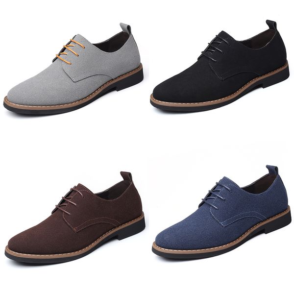 large size matte leather business shoes men black brown grey anti-suede mens trainers sports sneakers breathable
large size matte leather business shoes men black brown grey anti-suede mens trainers sports sneakers breathable