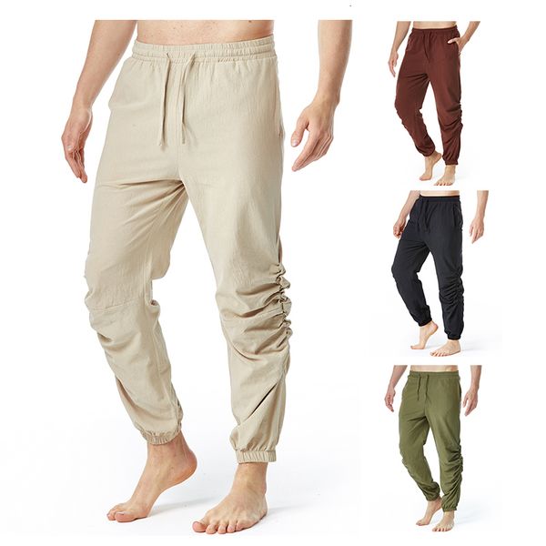 mens pants summer cotton linen casual loose fashion drawstring elastic waist man jogger yoga 230809, Black
mens pants summer cotton linen casual loose fashion drawstring elastic waist man jogger yoga 230809, Black