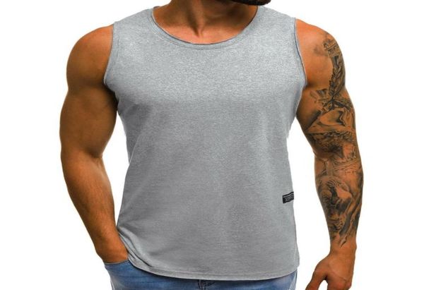 men039s summer tank vest 2019 casual fashion sleeveless oneck cotton breathable gym clothing bodybuilding mens tank t5794559, White;black
men039s summer tank vest 2019 casual fashion sleeveless oneck cotton breathable gym clothing bodybuilding mens tank t5794559, White;black