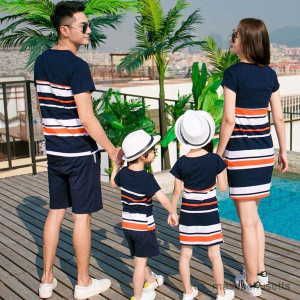 family matching outfits dad mom baby boys girls clothes summer father son striped t-shirt shorts mother and daughter dresses family matching, Blue
family matching outfits dad mom baby boys girls clothes summer father son striped t-shirt shorts mother and daughter dresses family matching, Blue