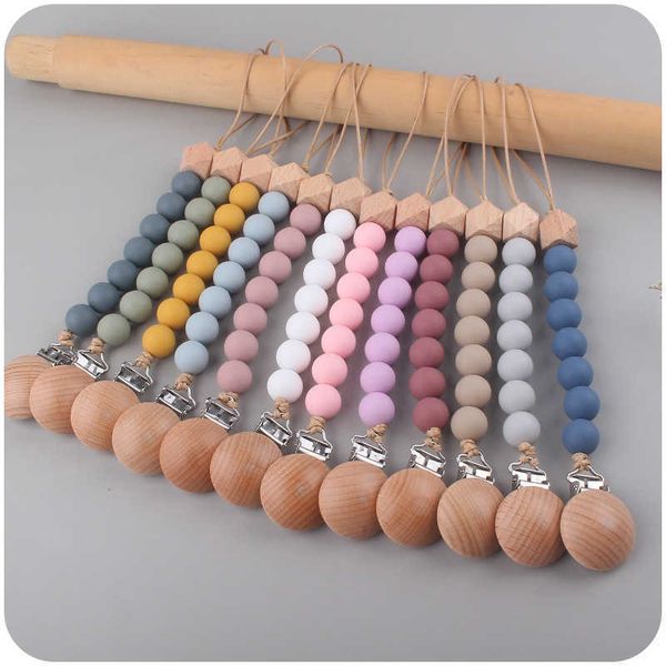 new pacifier clips chain silicone beads wooden dummy clip holder soother chains baby teething toys chew gifts
new pacifier clips chain silicone beads wooden dummy clip holder soother chains baby teething toys chew gifts