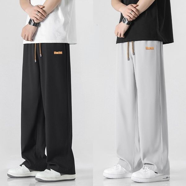 mens pants loose casual four seasons bathroom with drawstring pant autumn fulllength straight wide leg trousers for men 230809, Black
mens pants loose casual four seasons bathroom with drawstring pant autumn fulllength straight wide leg trousers for men 230809, Black