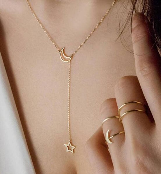 2019 new boho style moon star pendant choker necklaces gold silver long chain link jewelry gift for women girls bijoux female3781339, Golden;silver
2019 new boho style moon star pendant choker necklaces gold silver long chain link jewelry gift for women girls bijoux female3781339, Golden;silver
