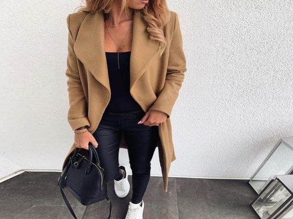 long wool blends coat women lapel wide collar open front cardigan jacket office warm overcoat womens ladies coat manteau femme2039248, Black
long wool blends coat women lapel wide collar open front cardigan jacket office warm overcoat womens ladies coat manteau femme2039248, Black