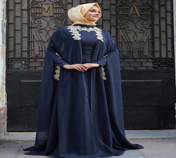 middle east dark navy dubai muslim evening dresses with cape chiffon long sleeves kaftan abayas arabic prom dresses robe islamic g6195119, Black;red
middle east dark navy dubai muslim evening dresses with cape chiffon long sleeves kaftan abayas arabic prom dresses robe islamic g6195119, Black;red