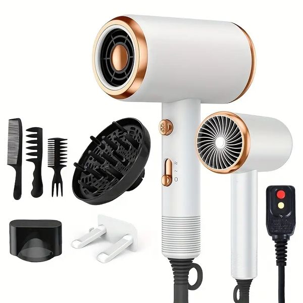 1800w professional hair dryer - get salon-quality blowouts with ionic fast blow dry & diffuser comb brush
1800w professional hair dryer - get salon-quality blowouts with ionic fast blow dry & diffuser comb brush