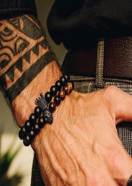 natural stone beaded mens bracelet 2pcsset fashion crown skull charm pulseras masculina jewelry women bracelets6483287, Golden;silver
natural stone beaded mens bracelet 2pcsset fashion crown skull charm pulseras masculina jewelry women bracelets6483287, Golden;silver