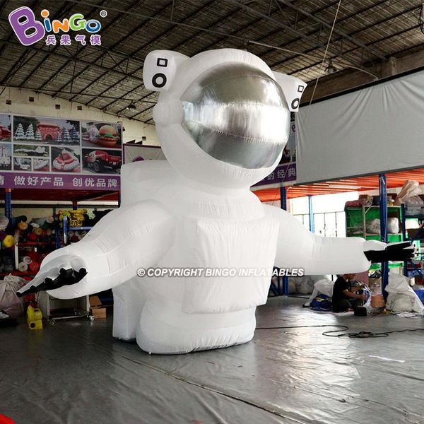 Image of wholesale Exquisite craft advertising inflatable lighting astronaut bust models air blown spaceman balloons for buildings decoration for party event