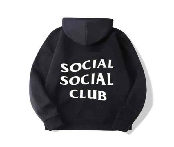 fleece sports hoodie sweater antii social men039s298f015063827, Black