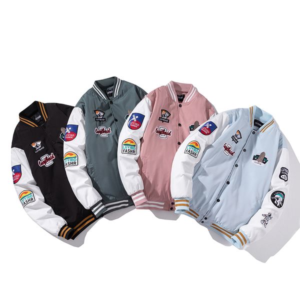 men's jackets winter jacket men women fashion embroidery trends brand hooded splicing sleeves streetwear cotton padded coats varsity 23, Black;brown
men's jackets winter jacket men women fashion embroidery trends brand hooded splicing sleeves streetwear cotton padded coats varsity 23, Black;brown