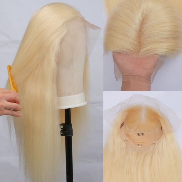 26 30 40 Inch 613 Blonde Straight 13x4 Lace Front Human Hair Wigs Brazilian Remy Colored Glueless 13x6 Lace Frontal Wig for Women
26 30 40 Inch 613 Blonde Straight 13x4 Lace Front Human Hair Wigs Brazilian Remy Colored Glueless 13x6 Lace Frontal Wig for Women
