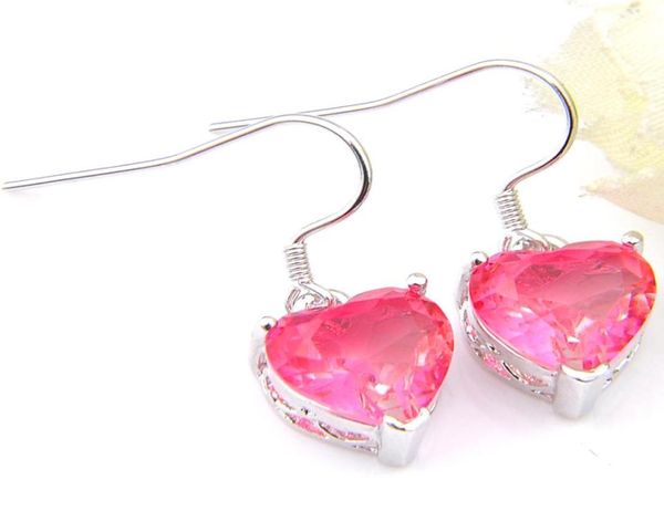luckyshine 6 pairs 925 silver pink heart bi colored tourmaline for women hooks earrings jewelry new holiday gift2385804
luckyshine 6 pairs 925 silver pink heart bi colored tourmaline for women hooks earrings jewelry new holiday gift2385804