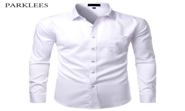white mens bamboo fiber shirts casual slim fit button up dress shirts men solid soical shirt with pocket formal business camisas2977416, White;black
white mens bamboo fiber shirts casual slim fit button up dress shirts men solid soical shirt with pocket formal business camisas2977416, White;black