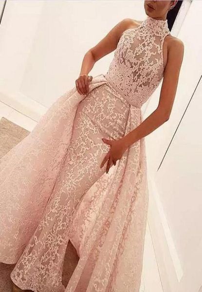high neck mermaid prom dresses 2020 design blushing pink lace overskirt formal gowns vestidos de fiesta6544919, Black
high neck mermaid prom dresses 2020 design blushing pink lace overskirt formal gowns vestidos de fiesta6544919, Black