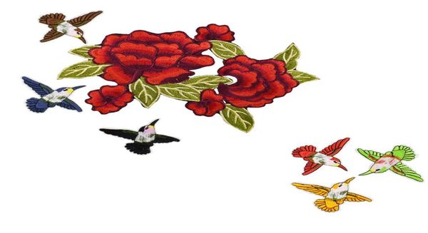 6pcs birds with 1pcs flower patches for clothing bags diy iron on transfer applique patch for garment jeans sew on embroidery patc2430959, Black
6pcs birds with 1pcs flower patches for clothing bags diy iron on transfer applique patch for garment jeans sew on embroidery patc2430959, Black