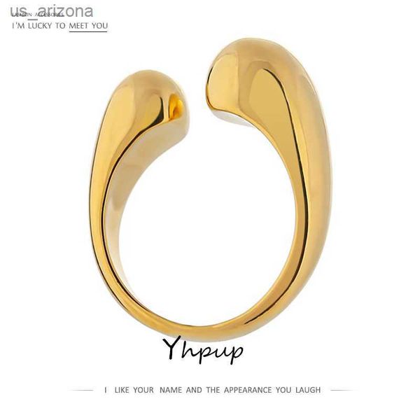 yhpup stainless steel geometric open ring fashion golden metal finger for women minimalist statement jewelry party gift l230620, Silver
yhpup stainless steel geometric open ring fashion golden metal finger for women minimalist statement jewelry party gift l230620, Silver