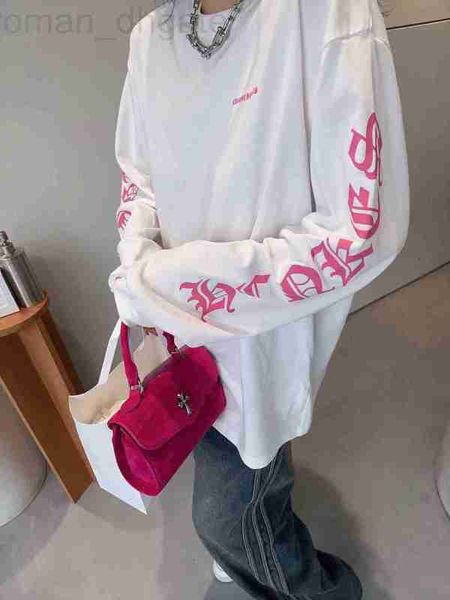 women's t-shirt designer ch23 summer new fashion pink fan wen printing cool personality loose versatile long sleeve t-shirt n70l, White
women's t-shirt designer ch23 summer new fashion pink fan wen printing cool personality loose versatile long sleeve t-shirt n70l, White