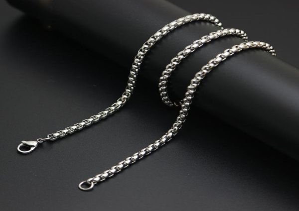 10pcs 25mm stainless steel box necklace chain for women men locket pendant8968734, Silver
10pcs 25mm stainless steel box necklace chain for women men locket pendant8968734, Silver