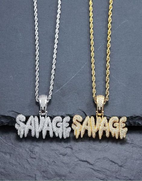 men hip hop letter necklace brass gold color iced out chains micro pave cuban cubic zircon savage pendant necklace charm for men g1164453, Silver
men hip hop letter necklace brass gold color iced out chains micro pave cuban cubic zircon savage pendant necklace charm for men g1164453, Silver