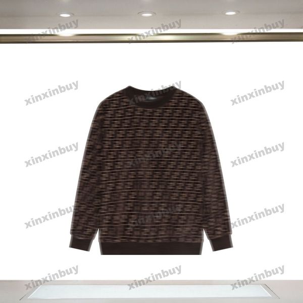 xinxinbuy men women designer velvet sweatshirt hoodie double letter jacquard printing sweater gray blue black white m-2xl, Black;brown
xinxinbuy men women designer velvet sweatshirt hoodie double letter jacquard printing sweater gray blue black white m-2xl, Black;brown