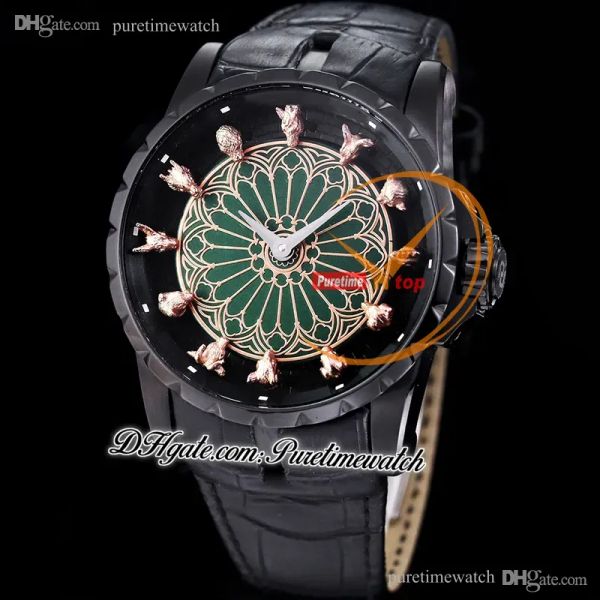 knights of the round table chinese zodiac automatic mens watch rddbex0973 pvd steel green dial black leather super version herrenuhr reloj h, Slivery;brown 
knights of the round table chinese zodiac automatic mens watch rddbex0973 pvd steel green dial black leather super version herrenuhr reloj h, Slivery;brown