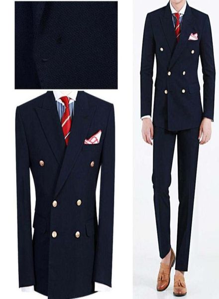 new arrivals double breasted navy blue groom tuxedos peak lapel groomsmen mens wedding party suits jacketpants5460305, Black;gray
new arrivals double breasted navy blue groom tuxedos peak lapel groomsmen mens wedding party suits jacketpants5460305, Black;gray