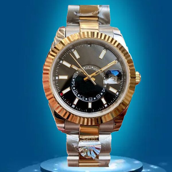 watch for men designer watches mechanical 41mm stainless steel waterproof luminous montre homme watch fashion watchs skydweller 2813 movemen, Slivery;brown
watch for men designer watches mechanical 41mm stainless steel waterproof luminous montre homme watch fashion watchs skydweller 2813 movemen, Slivery;brown