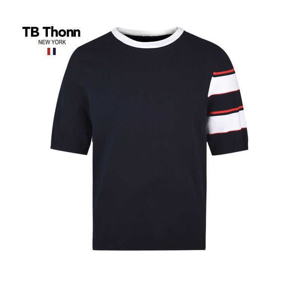 trendy tb thonn italian contrast double cotton knitted short sleeve t-shirt 2023 summer casual knit, Black;brown
trendy tb thonn italian contrast double cotton knitted short sleeve t-shirt 2023 summer casual knit, Black;brown