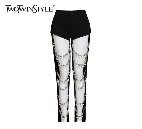 black patchwork chain jeans for women high waist casual streetwear pants female fashion new clothing stylish 2104283580545, Blue
black patchwork chain jeans for women high waist casual streetwear pants female fashion new clothing stylish 2104283580545, Blue