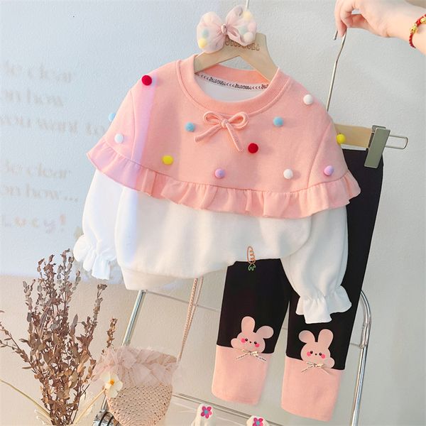 clothing sets autumn kids for baby girls clothes outfits infant lace t shirt pants 2 pcs suit cartoon children sportswear 230810, White
clothing sets autumn kids for baby girls clothes outfits infant lace t shirt pants 2 pcs suit cartoon children sportswear 230810, White