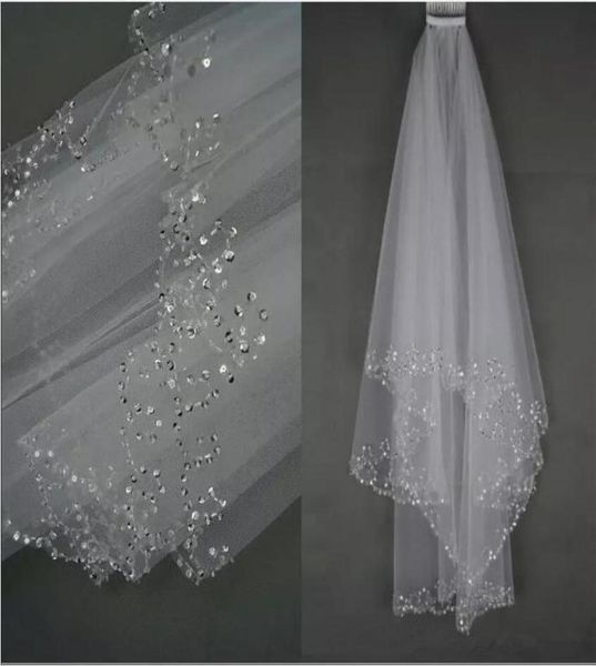 whiteivory wedding bridal veil two layer handmade sequins beaded edge bridal accessories hair veil with comb82631685842078, Black
whiteivory wedding bridal veil two layer handmade sequins beaded edge bridal accessories hair veil with comb82631685842078, Black