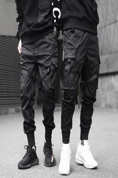 men ribbons color block black pocket cargo pants black harem joggers harajuku sweatpant hip hop trousers5151781
men ribbons color block black pocket cargo pants black harem joggers harajuku sweatpant hip hop trousers5151781