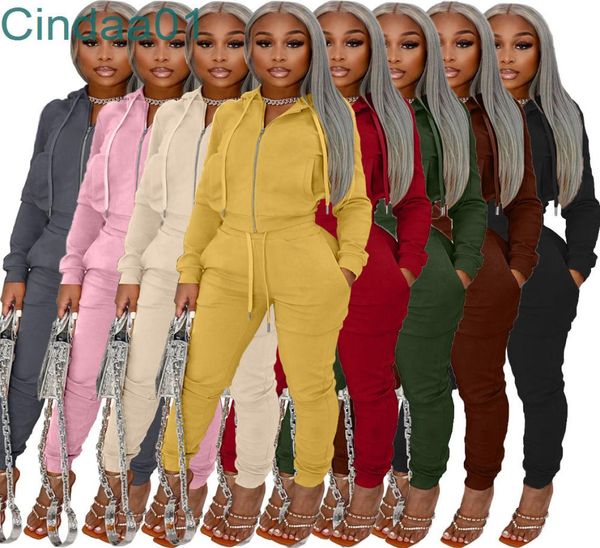 women tacksuits two pieces set designer velvet fabric hoodie zipper jacket pants sweatshirt leggings solid colour leisure suit 8 c1797662, Gray
women tacksuits two pieces set designer velvet fabric hoodie zipper jacket pants sweatshirt leggings solid colour leisure suit 8 c1797662, Gray