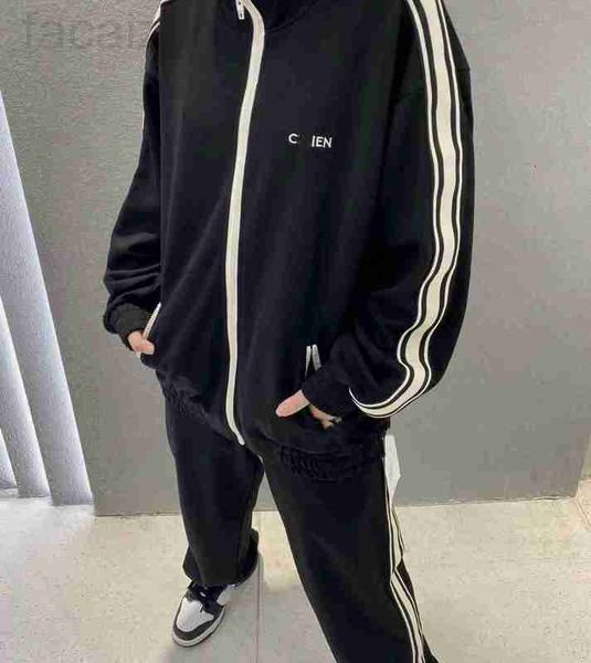 women's suits & blazers designer 2023 early autumn new cel small letter embroidery ribbon men's and sports jacket coat casual pant, White;black
women's suits & blazers designer 2023 early autumn new cel small letter embroidery ribbon men's and sports jacket coat casual pant, White;black