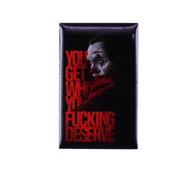 you get what you fucking deserve clown brooch horror movie badge6869925, Blue
you get what you fucking deserve clown brooch horror movie badge6869925, Blue