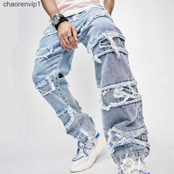 men's jeans retro casual jeans men's american trend slacks high street wide-leg pants, Blue
men's jeans retro casual jeans men's american trend slacks high street wide-leg pants, Blue