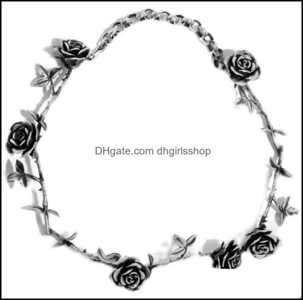 erd style rose necklace bracelet retro ins niche design men and women clavicle chain simple light luxury fashion jewelry drop deli5872200, Silver
erd style rose necklace bracelet retro ins niche design men and women clavicle chain simple light luxury fashion jewelry drop deli5872200, Silver