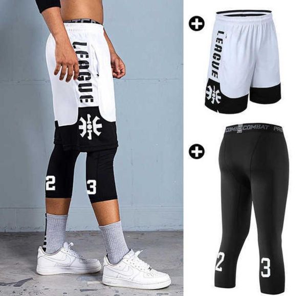 compression men basketball shorts sets sports gym workout shorts for male breathable soccer exercise running fitness tights t200518195791, White;black
compression men basketball shorts sets sports gym workout shorts for male breathable soccer exercise running fitness tights t200518195791, White;black