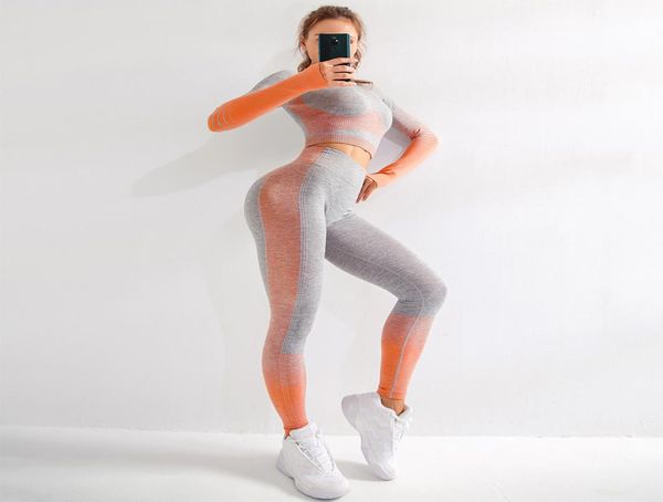 women seamless yoga sets fitness sports suits gym wear long sleeve shirts high waist running leggings workout pants shirtszf2885036729, White;red
women seamless yoga sets fitness sports suits gym wear long sleeve shirts high waist running leggings workout pants shirtszf2885036729, White;red