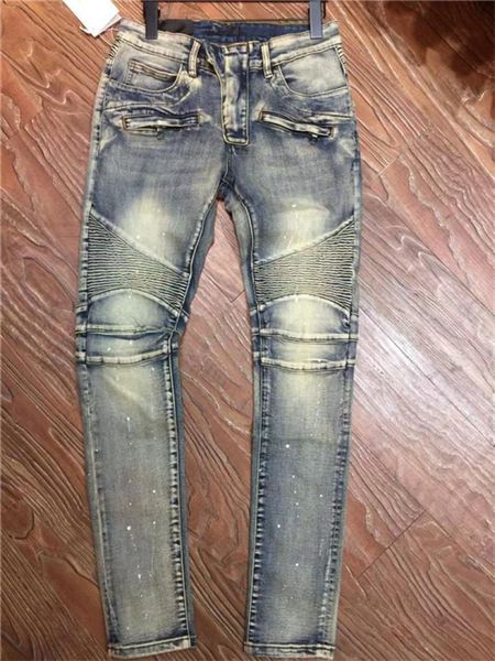 new luxury mens designer jeans slimleg jeans holes vintage ripped trousers cowboy famous brand classic designer hip hop biker dea5330338, Blue
new luxury mens designer jeans slimleg jeans holes vintage ripped trousers cowboy famous brand classic designer hip hop biker dea5330338, Blue