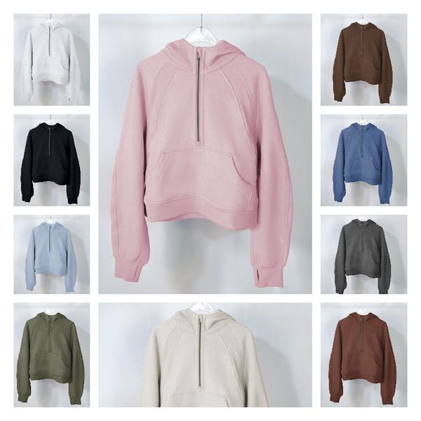 designer hoodie winter yoga women jackets tracksuits sets sweatshirt scuba half zip hoodys sweater gym clothes women workout fitness loose, Black
designer hoodie winter yoga women jackets tracksuits sets sweatshirt scuba half zip hoodys sweater gym clothes women workout fitness loose, Black