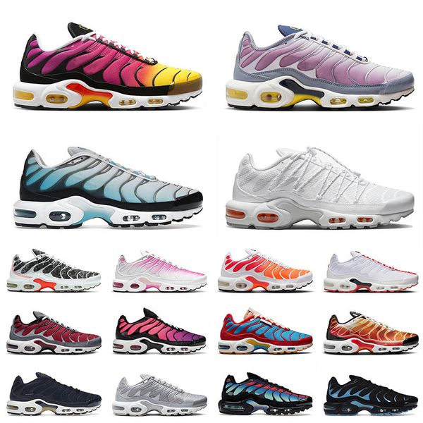 2023 tn plus running outdoor shoes men women max size 12 aaa+ pink gradient clean white black reflective baltic blue tns dhgates trainers sn
2023 tn plus running outdoor shoes men women max size 12 aaa+ pink gradient clean white black reflective baltic blue tns dhgates trainers sn