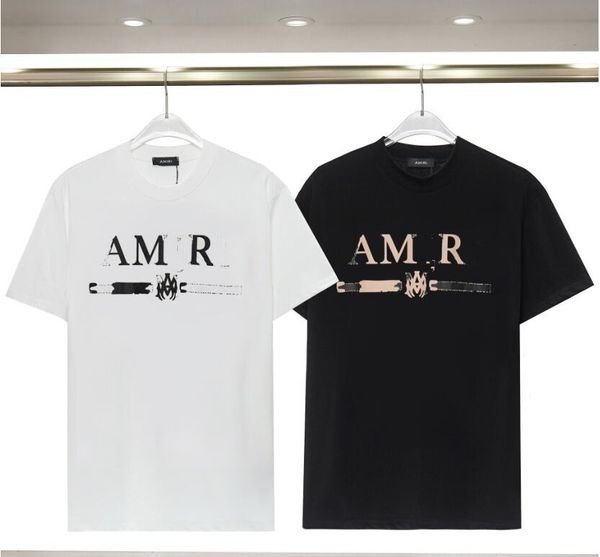 2023 new fashion am pattern brand a miris printed cotton double yarn short sleeve t-shirt for men and women anti-shrink anti-wrinkle quick d, White;black
2023 new fashion am pattern brand a miris printed cotton double yarn short sleeve t-shirt for men and women anti-shrink anti-wrinkle quick d, White;black