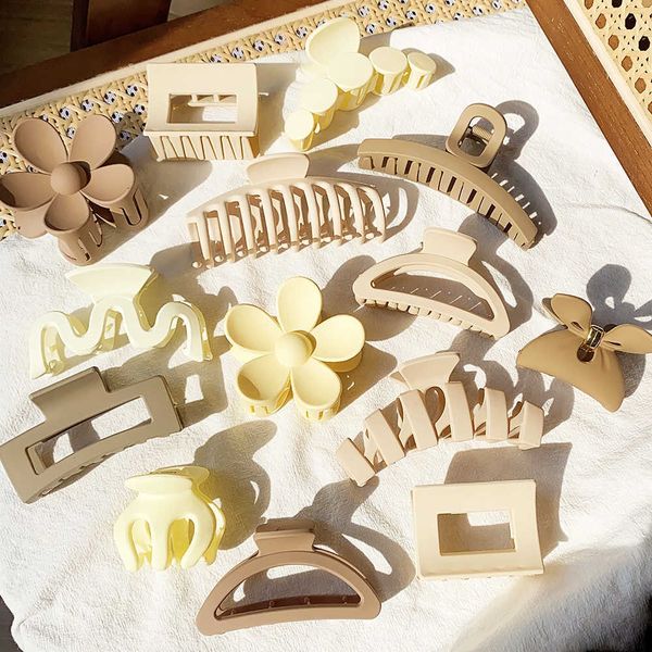 2/3pcs headwear set women fashion claw clip coffee black acrylic large hair claw korean for girl clip barrette hair accessories, Slivery;white
2/3pcs headwear set women fashion claw clip coffee black acrylic large hair claw korean for girl clip barrette hair accessories, Slivery;white