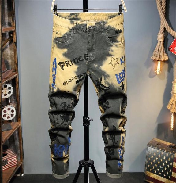men039s jeans european american style fashion brand pants hole patch elastic letter embroidery silm fit yellow3754541, Blue
men039s jeans european american style fashion brand pants hole patch elastic letter embroidery silm fit yellow3754541, Blue